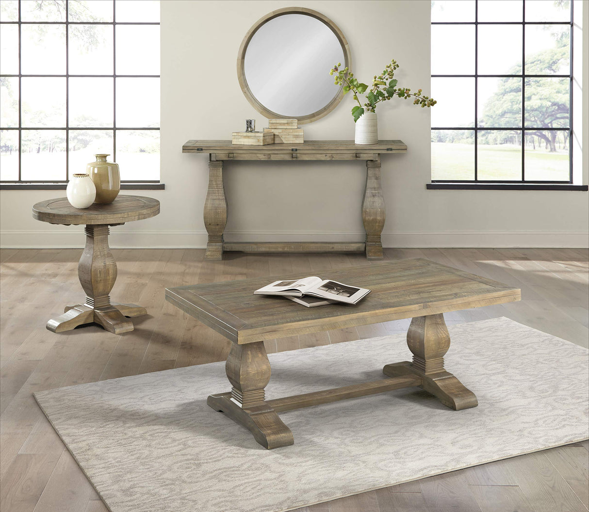 Martin Svensson Home Napa End Table, Reclaimed Natural Martin Svensson Home