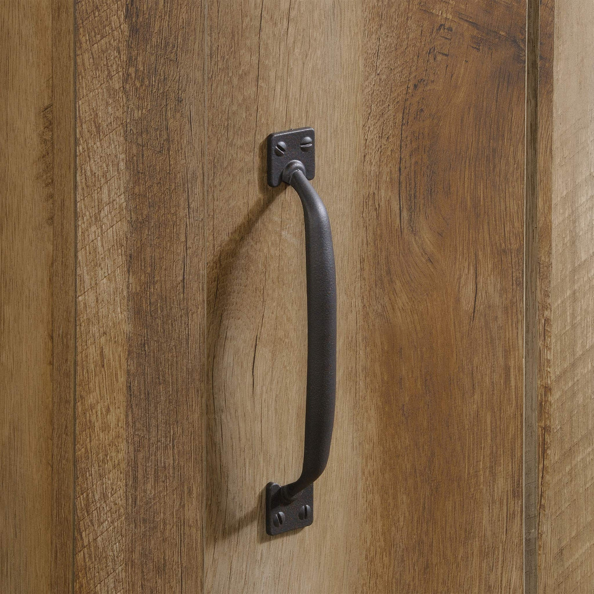 Sauder Adept Narrow Storage Pantry Cabinet, L: 22.60" x W: 16.77" x H: 70.98", Craftsman Oak finish Sauder