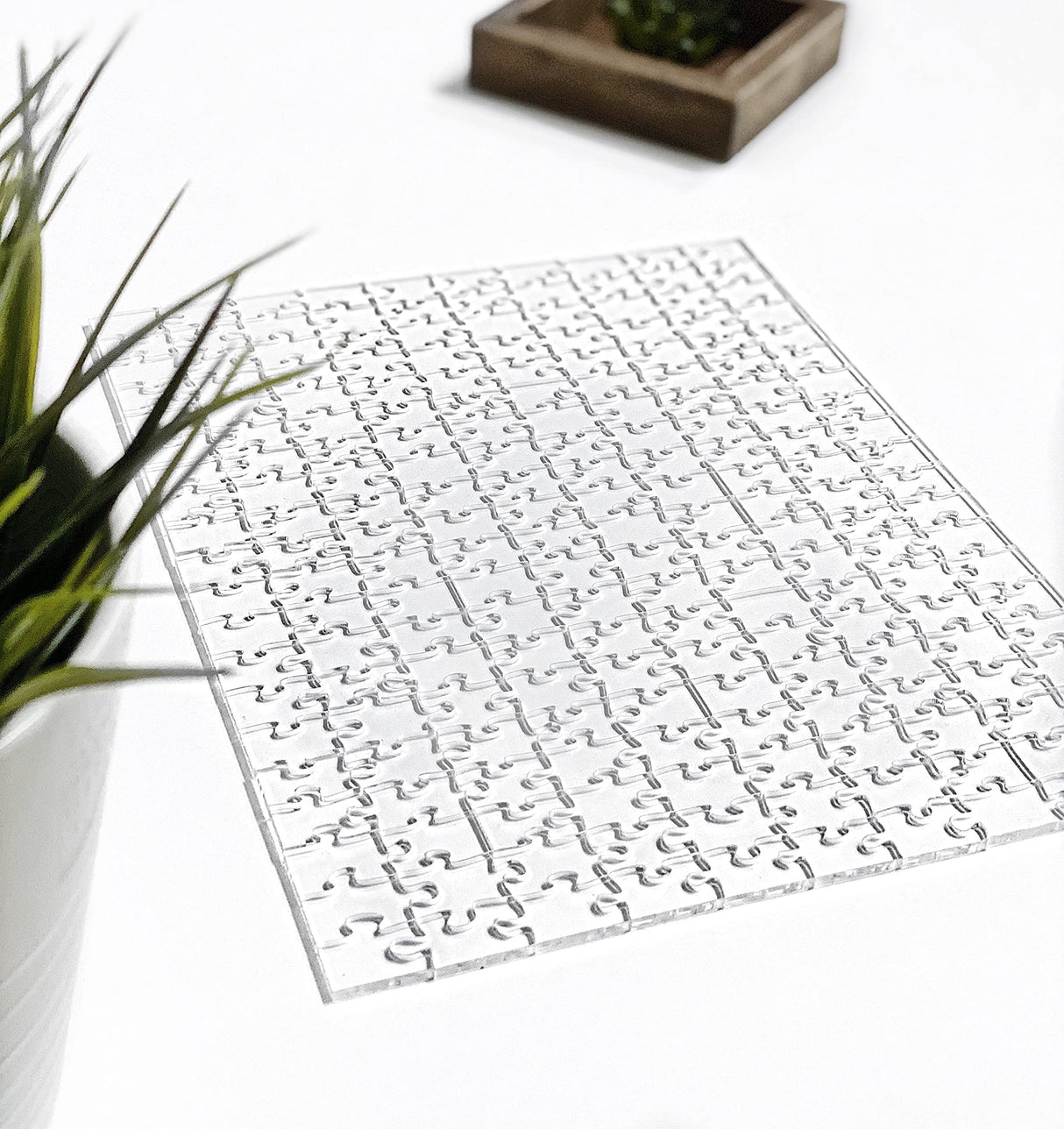 The Clearly Impossible Puzzle ® 100, 200, 500, 1000 Pieces Hard Puzzle for Adults Cool Difficult Puzzles Clear Hardest Puzzle - Difficult Funny Puzzle for Adults (200) CM Originals