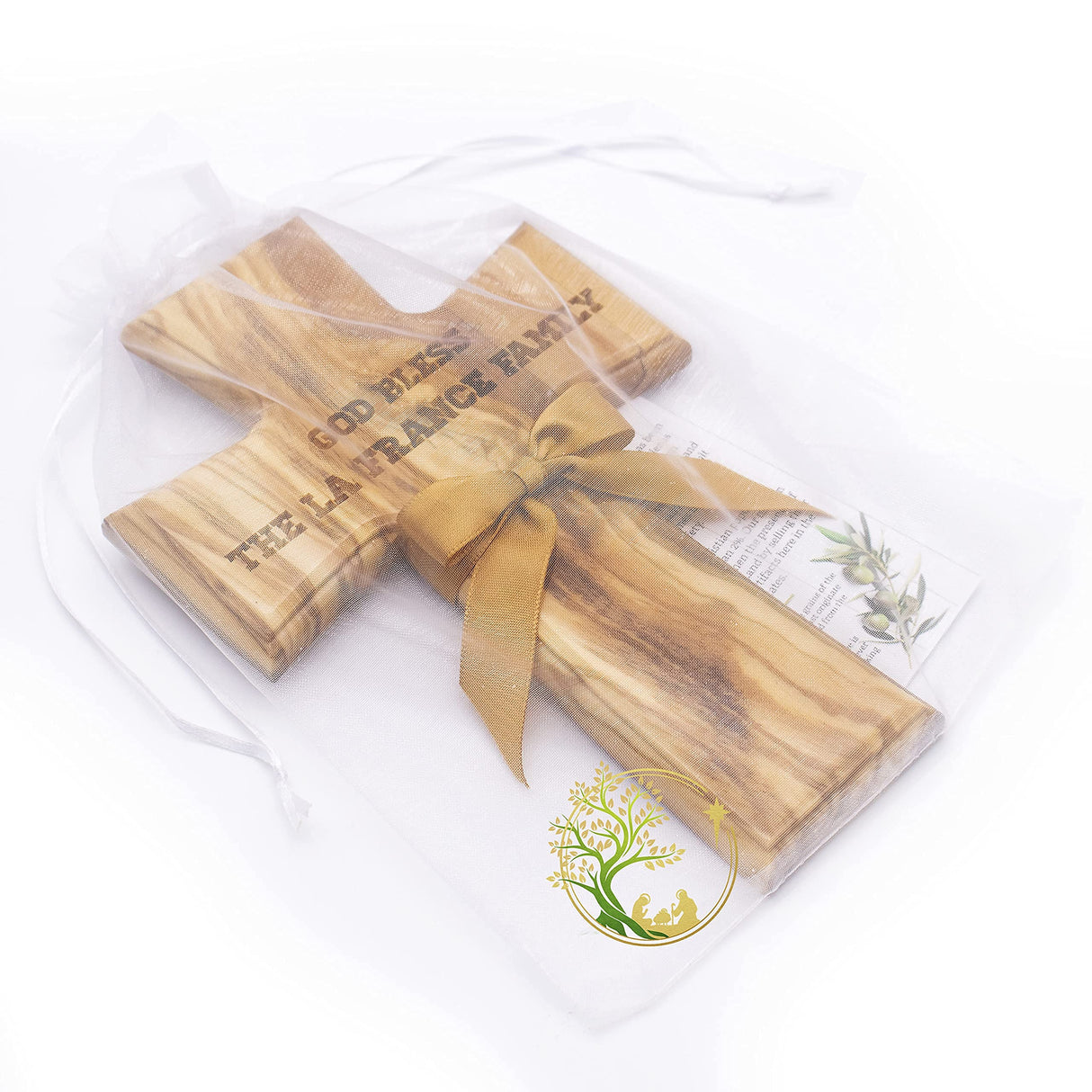 Personalized custom wall wooden cross | Holy baptism cross | Religious Confirmation Christening cross |Customized name cross Godparents gift PHLG