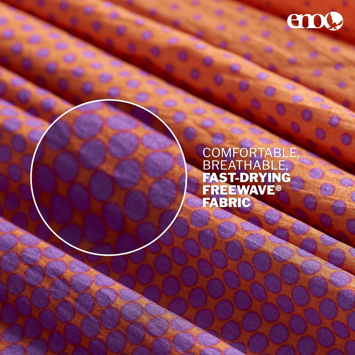 ENO DoubleNest Hammock - Lightweight, Portable, 1 to 2 Person Hammock - for Camping, Hiking, Backpacking, Travel, a Festival, or The Beach - Fade/Seaglass ENO