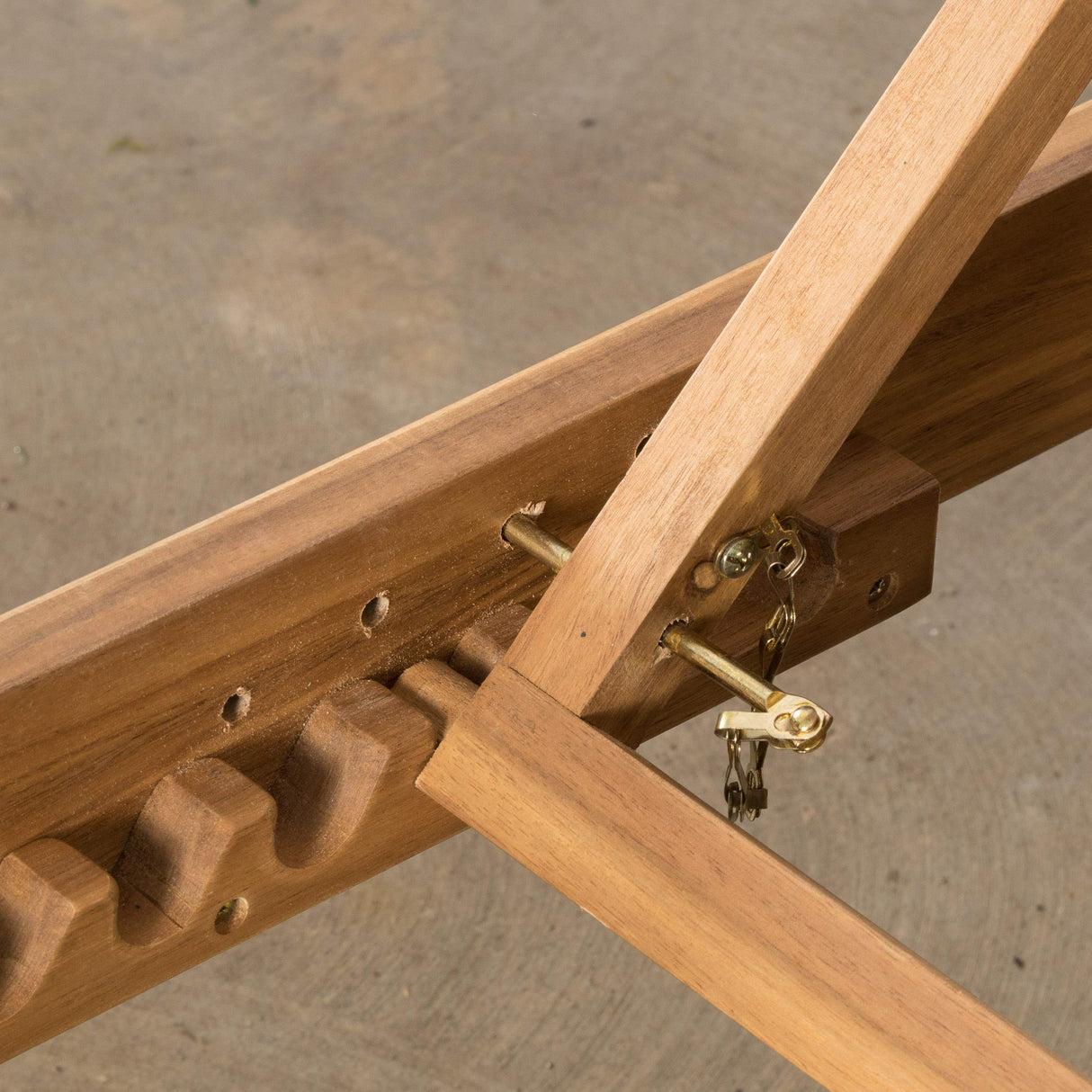 Christopher Knight Home Ariana Acacia Wood Chaise Lounge with Cushion, Teak Finish Christopher Knight Home