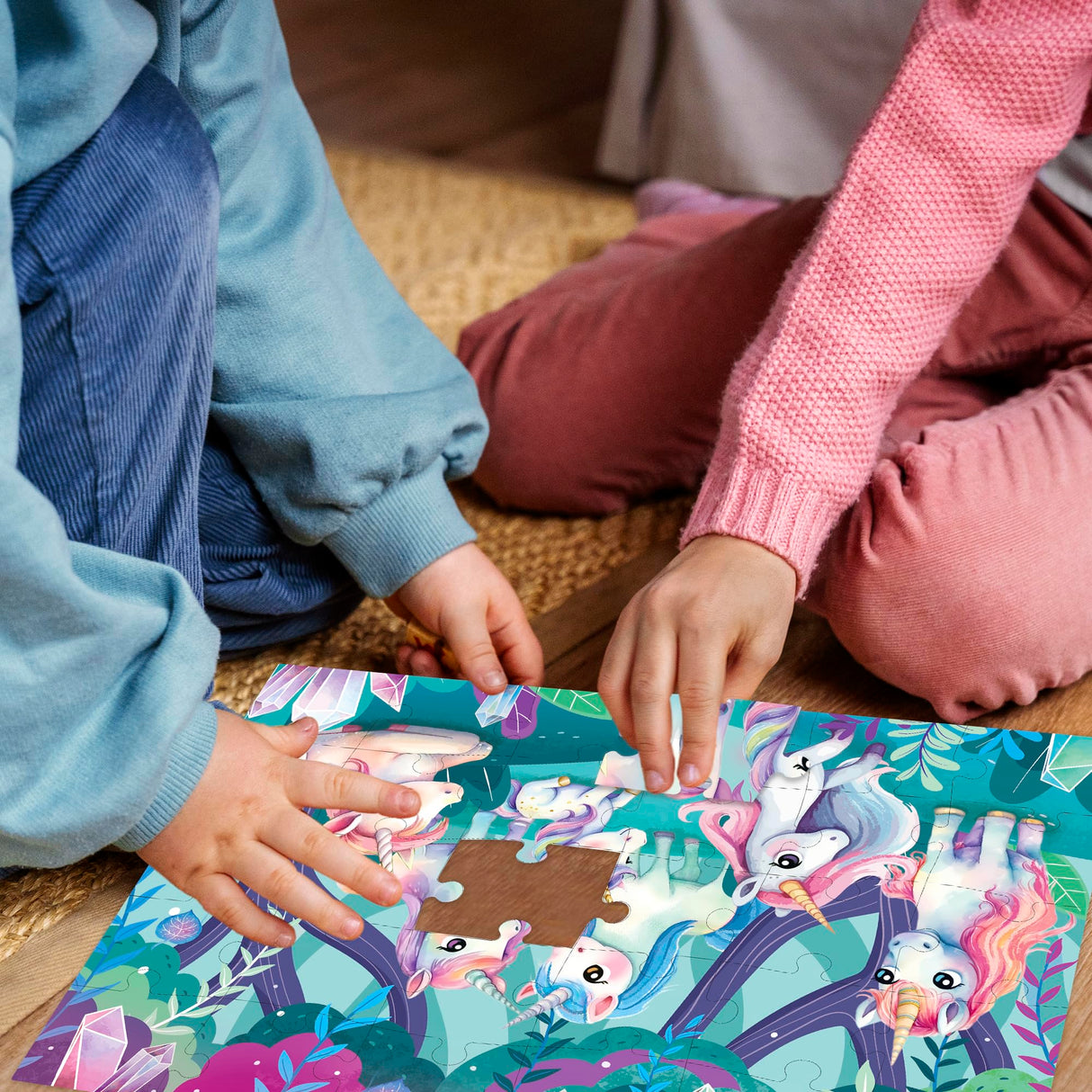 QUOKKA Puzzles for Kids Ages 3-5 - 30 Pieces Puzzles for Toddlers 2-4 - Unicorns Learning Jigsaw Puzzles for Kids 4-6 Years Old - Educational Toys for Boy and Girl QUOKKA