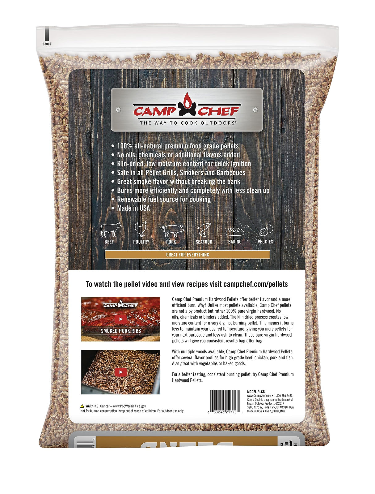 Camp Chef Competition Blend BBQ Pellets, Hardwood Pellets for Grill, Smoke, Bake, Roast, Braise and BBQ, 20 lb. Bag Camp Chef