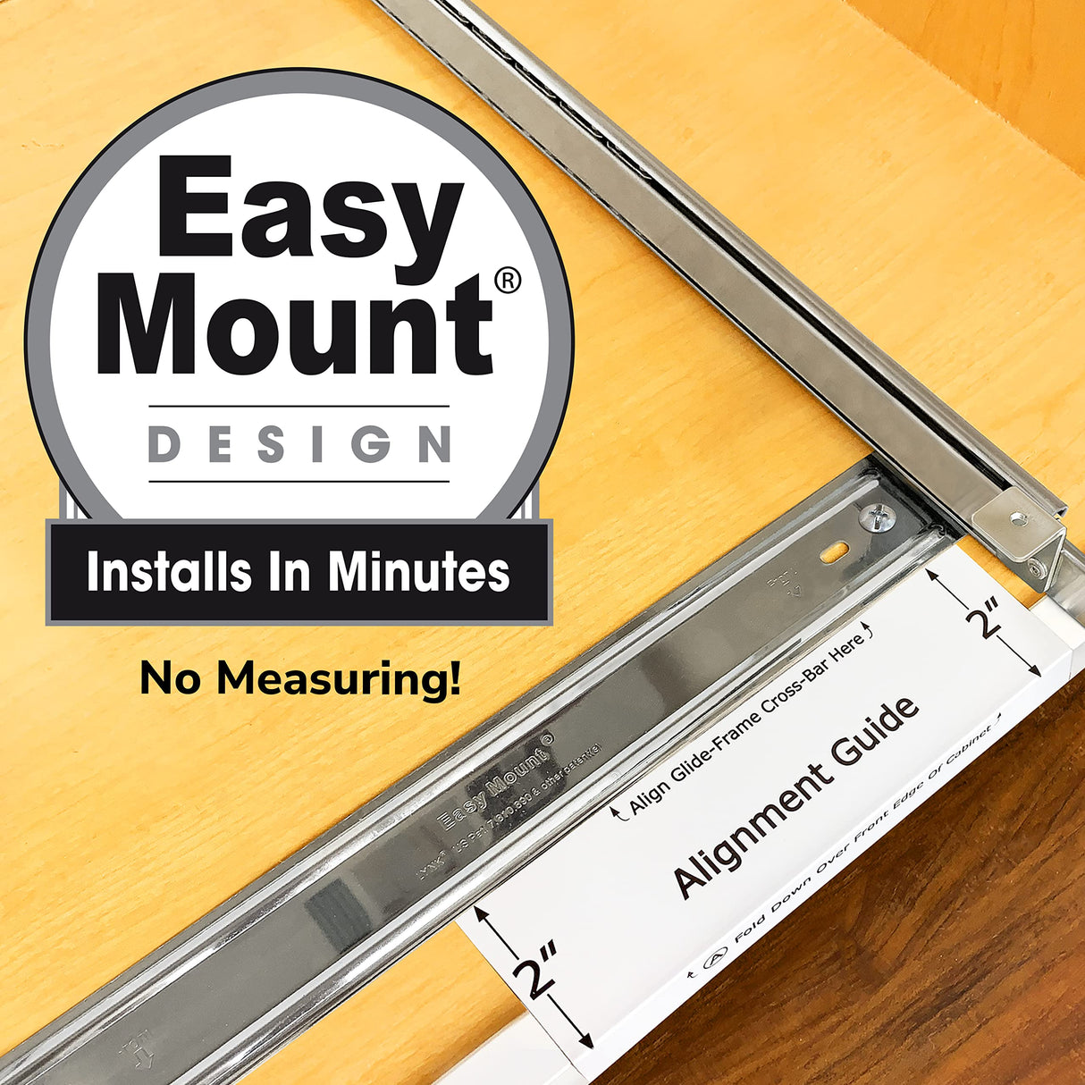 LYNK PROFESSIONAL® Pull Out Cutting Board, Cookie Sheet, and Baking Pan Organizer Rack - Lifetime Ltd. Warranty - Slide Out Kitchen Cabinet Storage Organizers – 10” x 21” Deep - Pullout Shelf, Chrome LYNK PROFESSIONAL