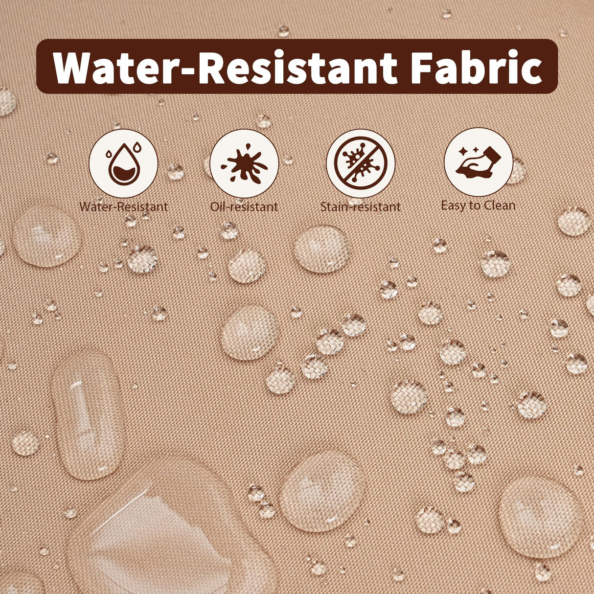 ZJEYEJZ 6 Pieces Patio Furniture Set - All-Weather Outdoor Wicker Sectional Conversation Sofa, Rattan Patio Seating Sofa Set with 4'' Cushion and Glass Table for Porch Poolside, Brown ZJEYEJZ