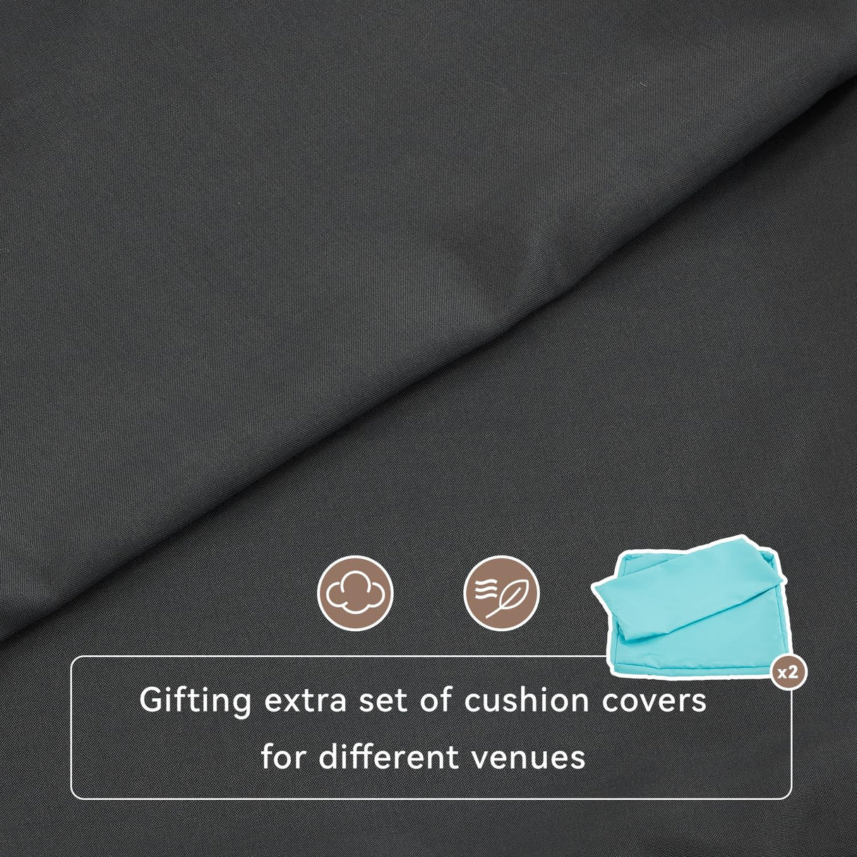 AVAWING 3PCS Patio Wicker Bar Set, Outdoor Bistro Rattan Barstool Furniture, Height Counter Table and Chairs for Backyard, Poolside, Balcony, Steel Frame w/Extra Cushion Covers Gray/Blue AVAWING