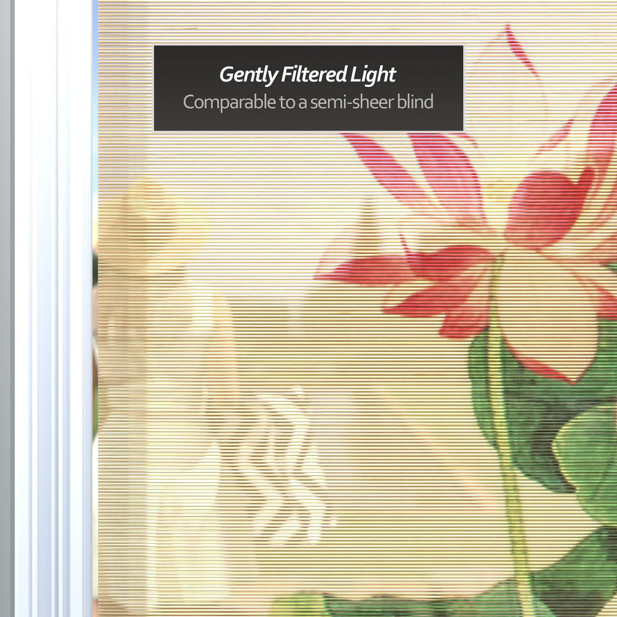 Red Lantern Bamboo Window Shade Blind - Lotus Blossom 72" Wide Red Lantern