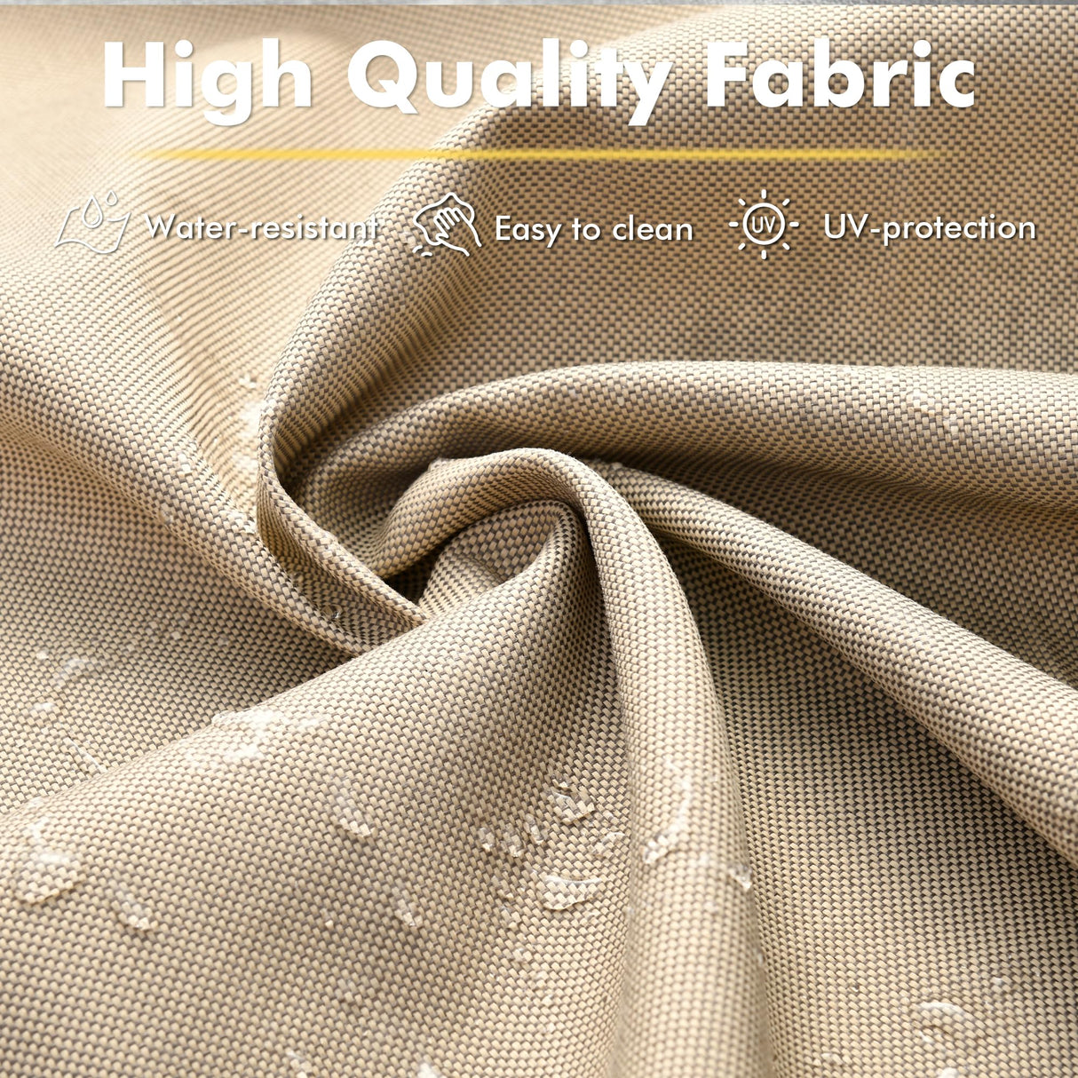 CAODOC Outdoor Sectional Patio Furniture Set,10 Pieces Wicker Conversation Sets L Shaped Couch,Out Door Sofa Outside Furniture with Swivel Chairs,Beige CAODOC