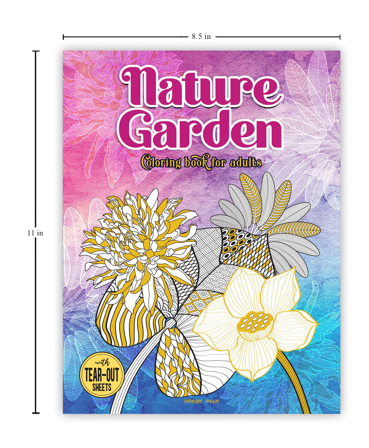 Nature Garden: Coloring Book For Adults WoodArtSupply