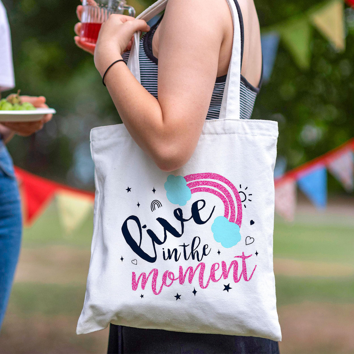 Joyclub 10 Pack Sublimation Tote Bags Blanks Bulk Polyester Canvas Bags Reusable Grocery Bags to Decorate Painting Crafting Sublimation DIY For Gift Joyclub