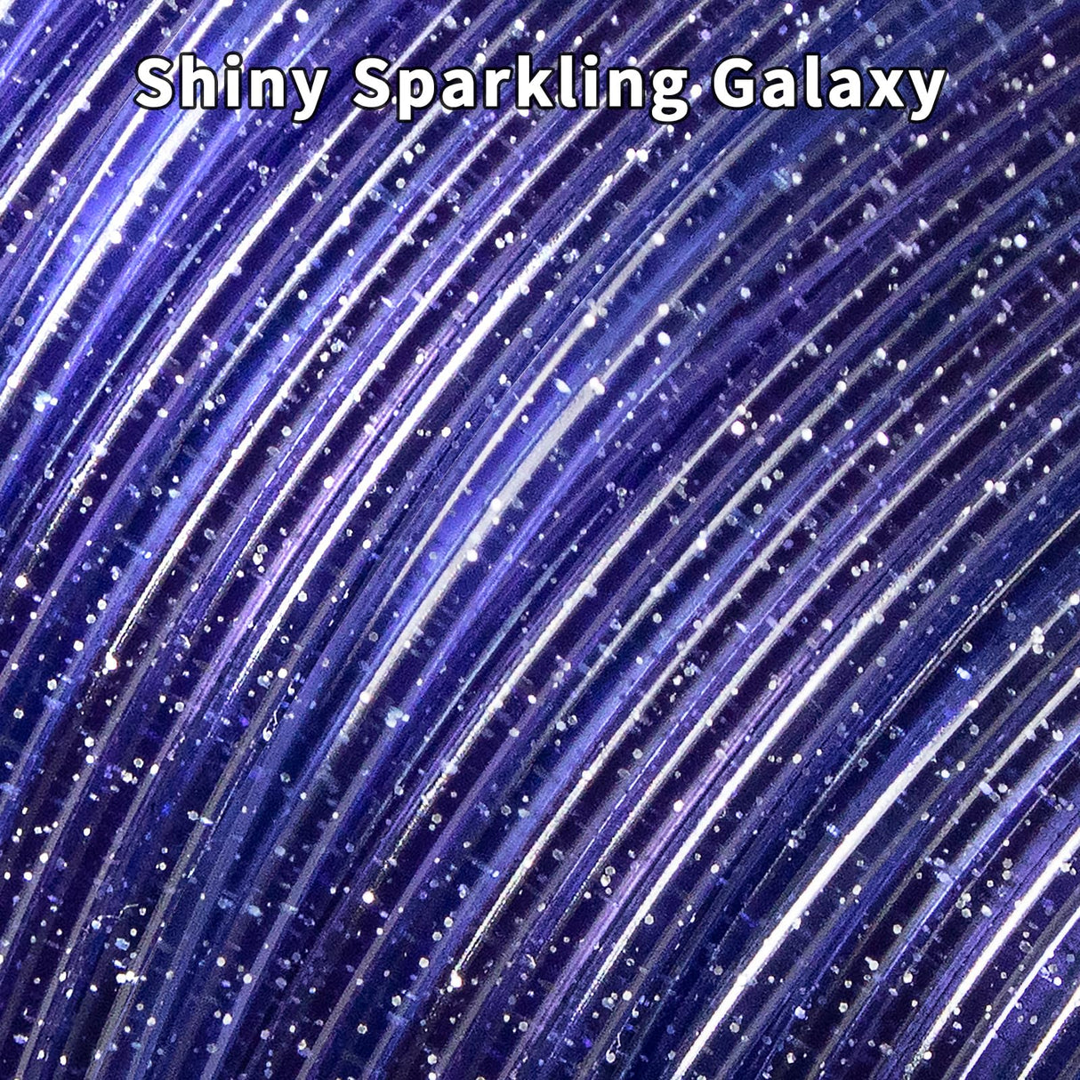 iSANGHU Shiny Clear 3D Printer Filament 1.75mm, High Speed PETG for 30-600mm/s, Blue to Purple Gradient Filament with Sparkling Glitter, Transparent PETG Filament 1kg(2.2lbs) Spool iSANGHU