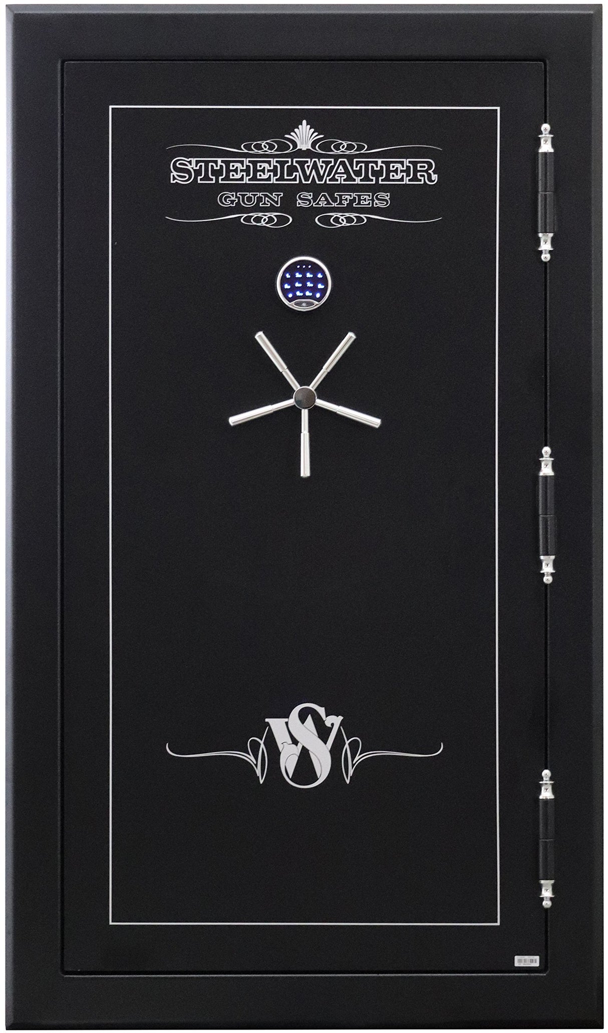 STEELWATER GUN SAFES New Improved Heavy Duty E.M.P Proof, 45 Long Gun, 2 Hour Fire Protection, Auto LED LIghts, Dehumidifier, Door Organizer, Interior Outlet, for Rifles and more. AMHD724228-EMP Steelwater Gun Safes