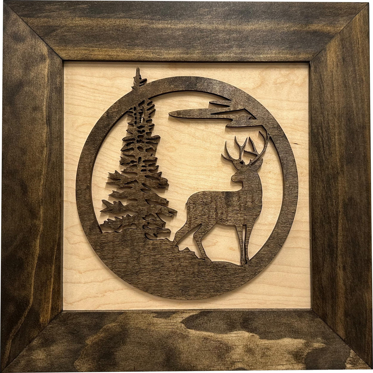 Hidden Gun Cabinet Buck in Nature - Concealed Gun Safe To Securely Store Your Gun by Bellewood Designs Bellewood Designs