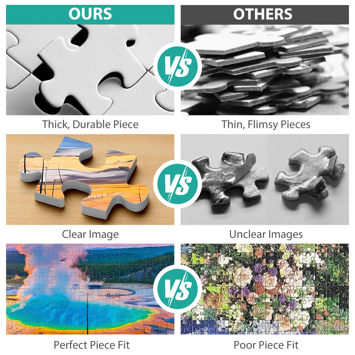 Jigsaw Puzzles for Adults 500 Pieces Puzzle National Parks Interlock Perfectly Letter on Back No Dust, Landscape Puzzle Home Decor Toy Gift for Teens Men Women Seniors Nature Jigsaw Puzzles Scenery Jeacirio