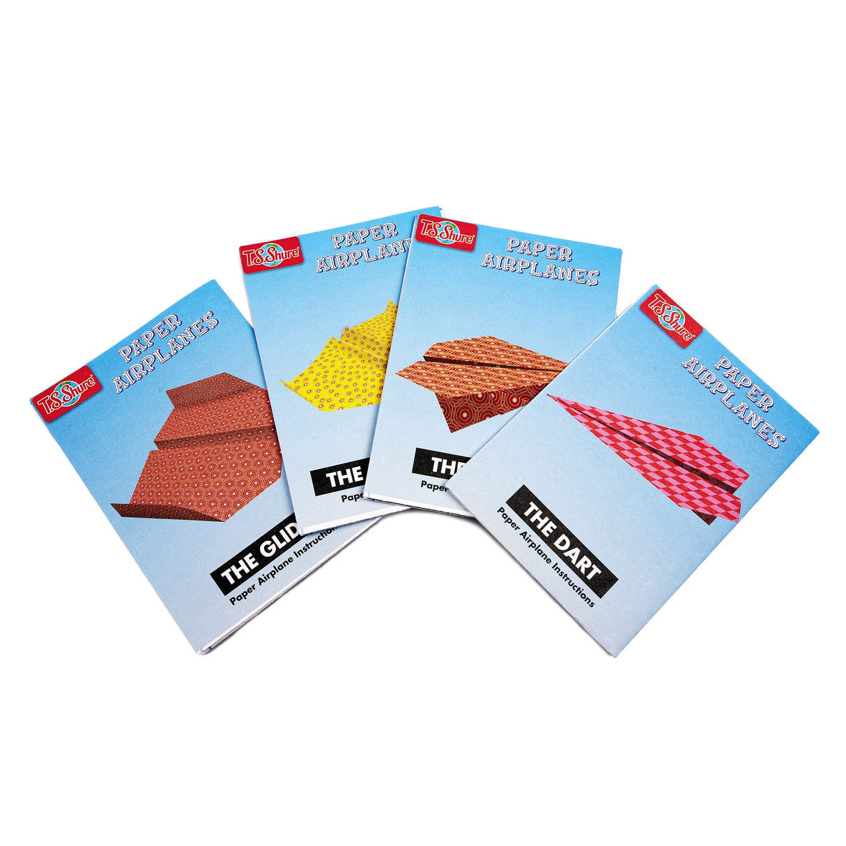 Bendon TS Shure Paper Airplanes Mini Activity Tin with 20 Paper Airplanes and Sticker Sheet 50435 Bendon