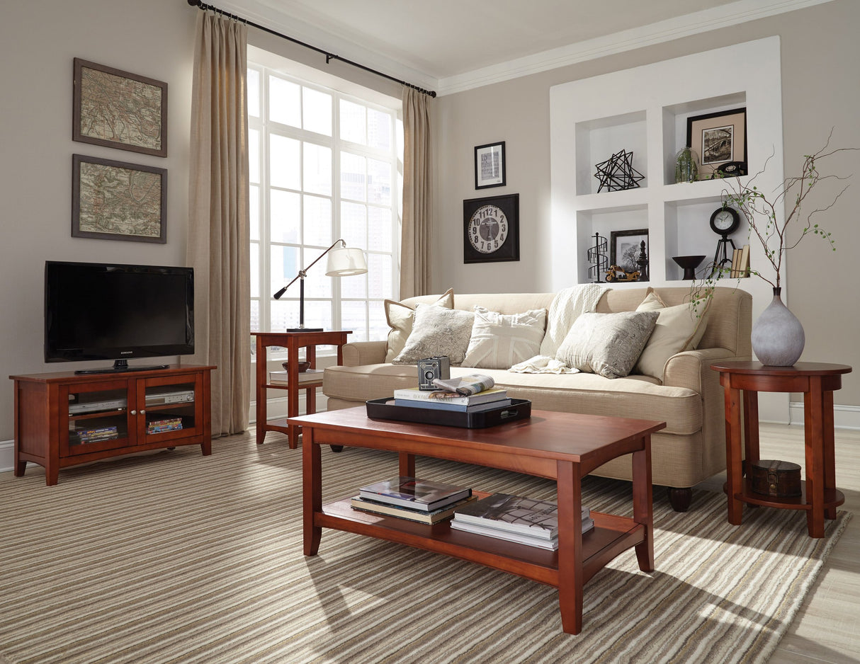 Alaterre Furniture Alaterre Shaker Cottage TV Stand, 36-Inch, Cherry Alaterre Furniture