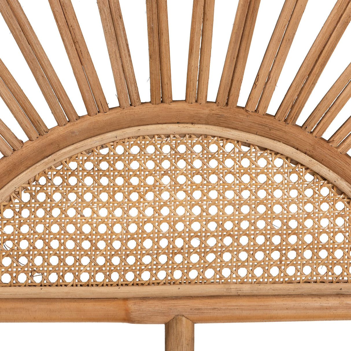 bali & pari Perenna Natural Rattan Standalone Headboard, Queen bali & pari