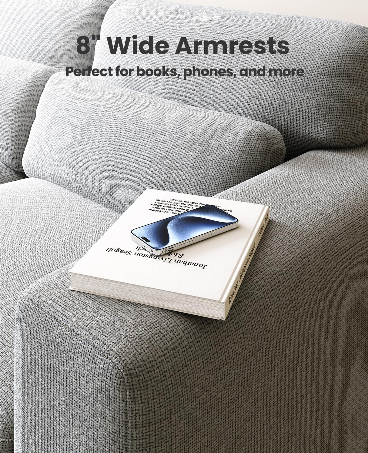 Amada 65" Loveseat Sofa, 2 Seater Couch with Deep Seats and Wide Armrests for Living Room, Comfy Couch with Removable Washable Covers, Easy Assembly AMADA HOMEFURNISHING