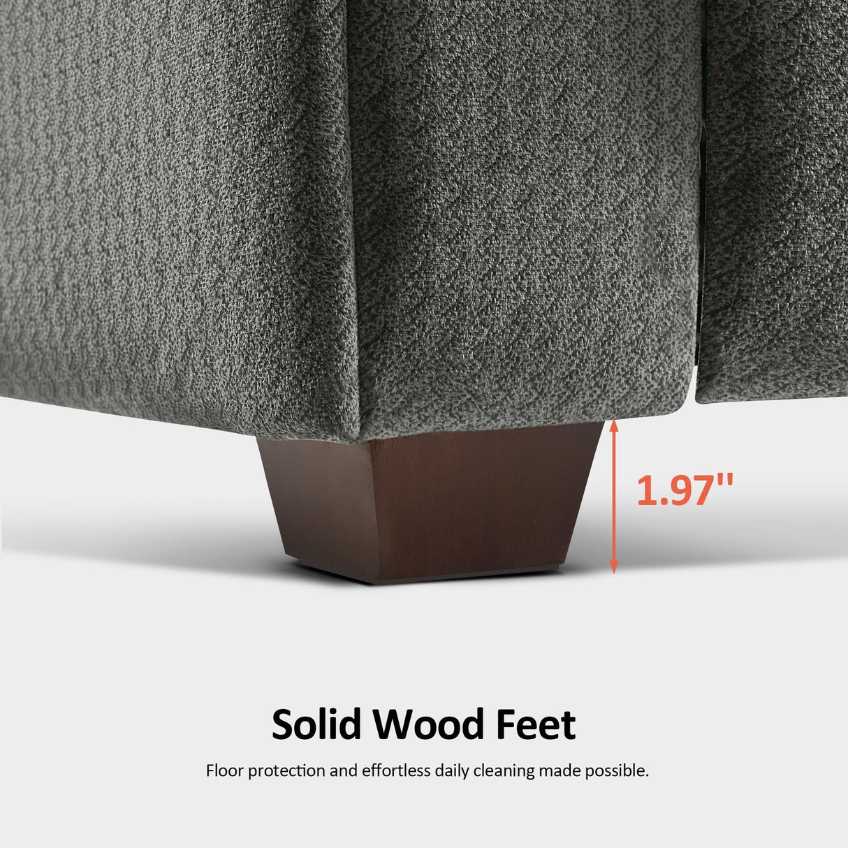 MCombo Power Zero Gravity Recliner Chair with Adjustable Headrest for Living Room, Fabric ZG334 (Neutral Grey) MCombo