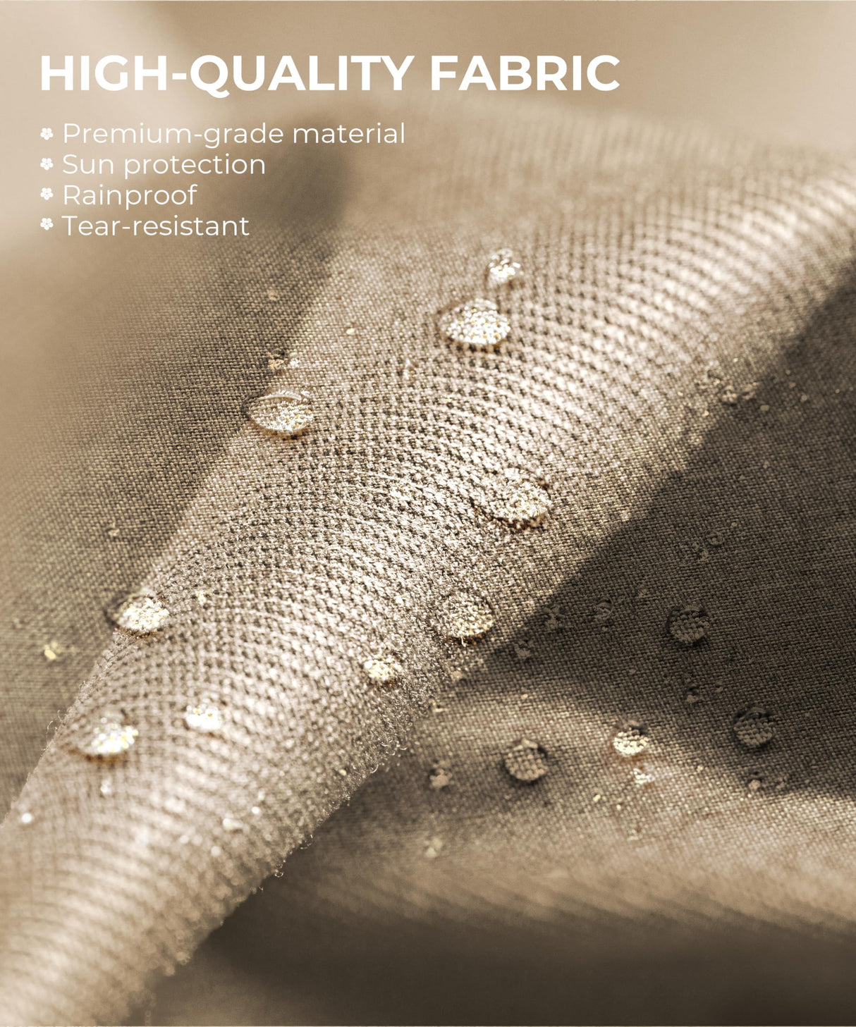 GarveeLife 10x10 Ft Aluminum Pergola, Outdoor Metal Pergola with Adjustable Canopy, Reinforced Frame Outdoor Shelter for Backyard, Lawn and Deck - Khaki GarveeLife