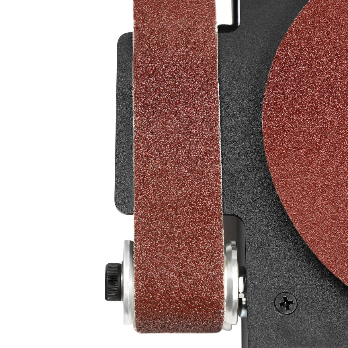 Mini Belt Disc Sander, 100W 8500RPM Bench Grinder Small Spindle Sander Machine for Wood Metal Stone Diy Grinding XUFOPLY