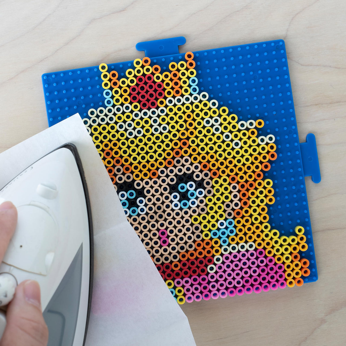 Perler Nintendo Super Mario Fused Bead Kit, 4,385 Pieces, 8 Patterns, Includes Pegboard & Ironing Paper, Create Mario, Luigi, Yoshi & More Perler