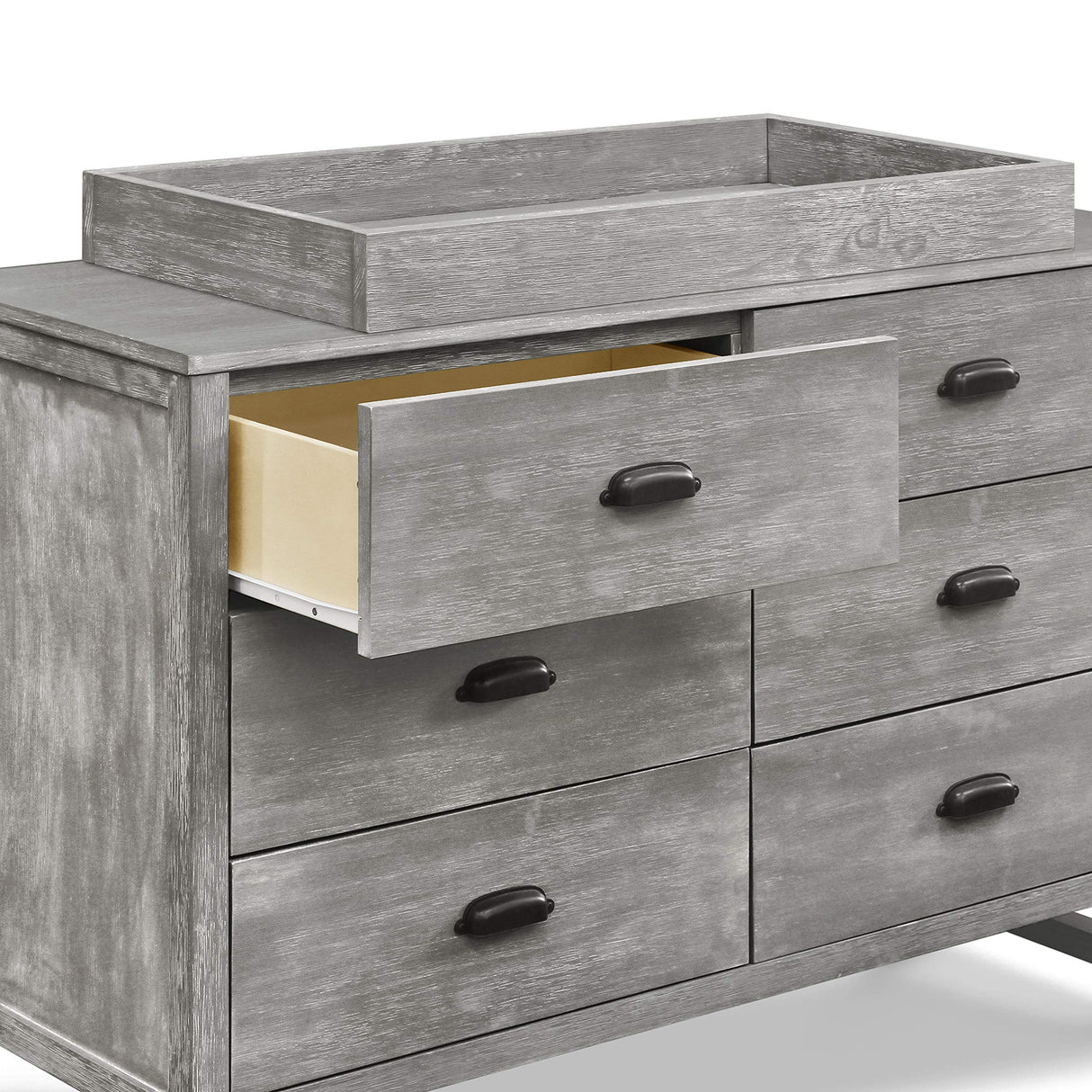 DaVinci Fairway 6-Drawer Double Dresser in Cottage Grey DaVinci