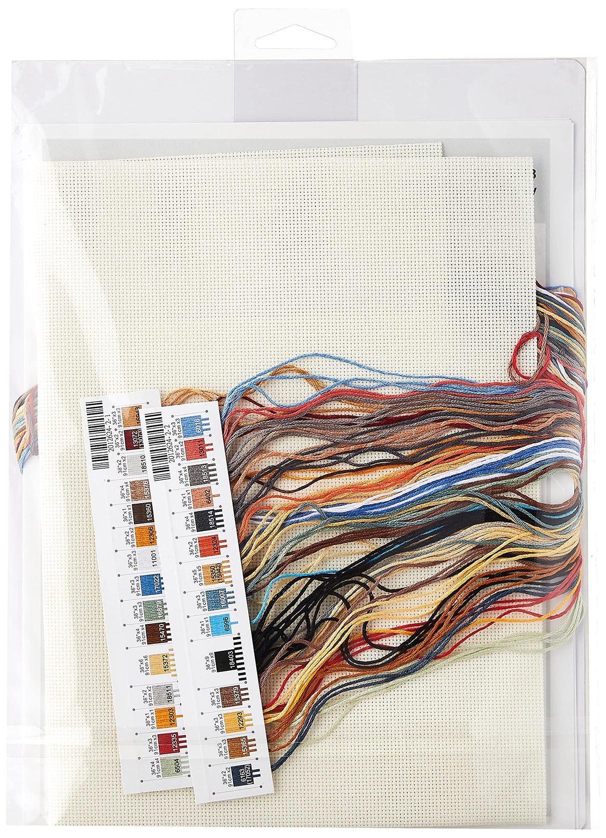 Dimensions 'Feasting Frenzy' Birds Counted Cross Stitch Kit, 18 Count Ivory Aida, 10'' x 14'' Dimensions