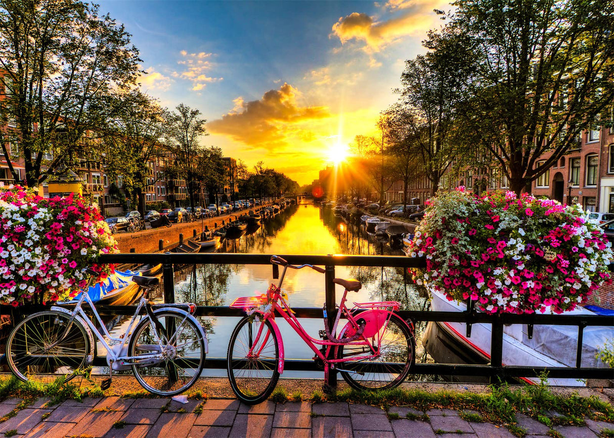 Jigsaw Puzzles for Adults 1000 Piece Puzzle for Adults 1000 Pieces Puzzle 1000 Pieces-Amsterdam Sunrise 1000 Piece Jigsaw Puzzles for Adults Gifts HUADADA