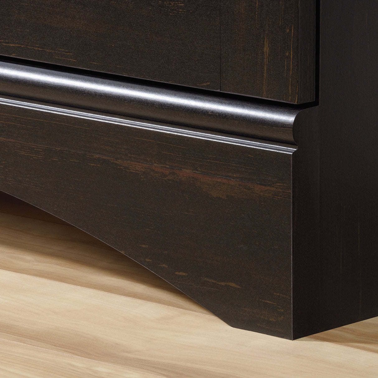 Sauder Harbor View Storage Pantry Cabinet, L: 35.43" x W: 16.73" x H: 61.02", Antiqued Paint finish Sauder