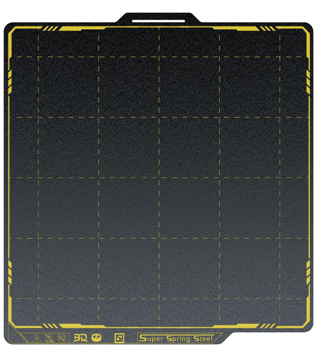 BIGTREETECH SSS Double-Sided Panda Spring Steel Build Plate Compatible with Bambu-Lab X1C/X1E/P1P/P1S/A1 3D Printer, 258x258MM(10.16x10.16in) Ultra-Flexible Sheet Removable Surface Platform (Black) BIGTREETECH