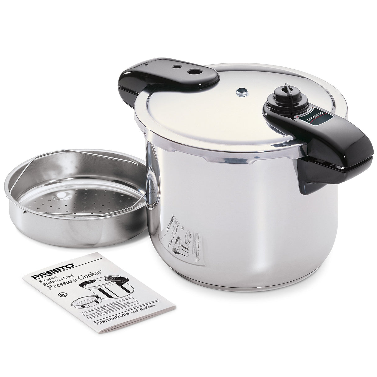 Presto 01370 8-Quart Stainless Steel Pressure Cooker Presto