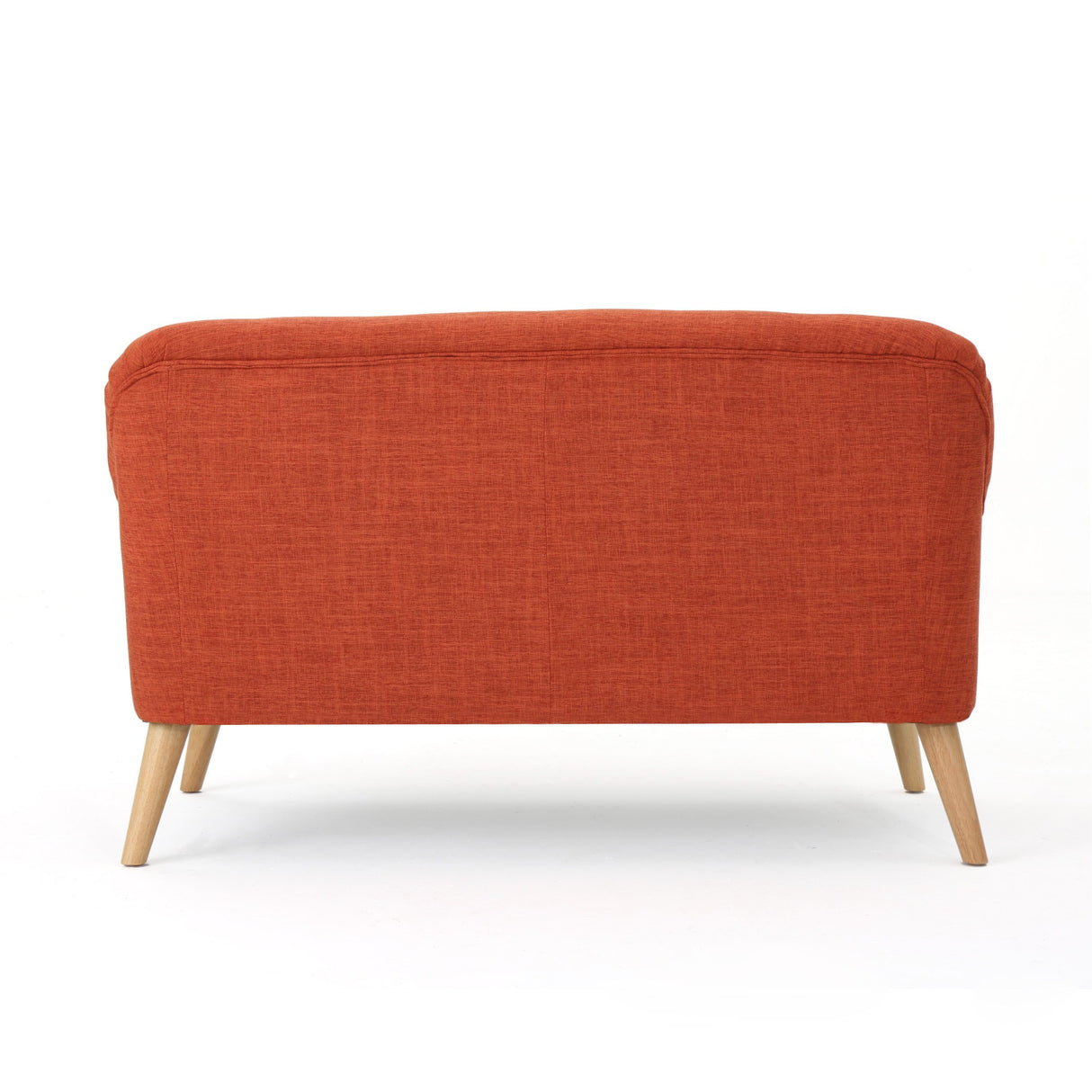 Christopher Knight Home Mariah Mid-Century Modern Loveseat, Muted Orange Christopher Knight Home