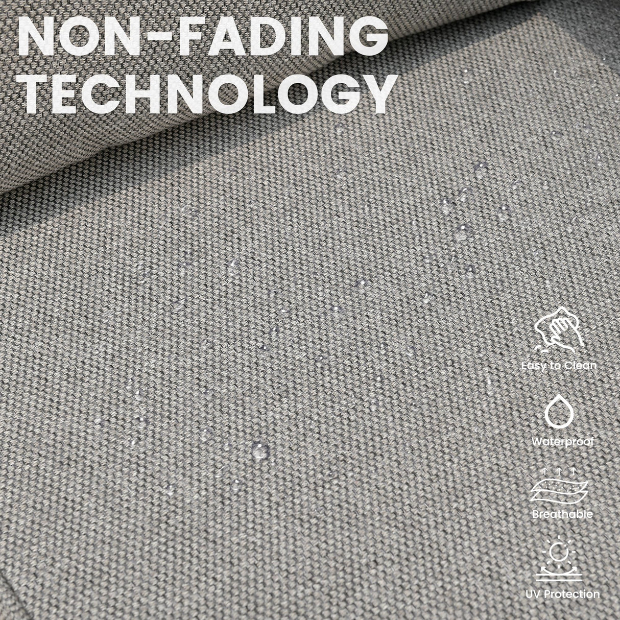 CAODOC Patio Furniture Sets 8 Pieces Outdoor Sectional Rattan Sofa Manual Weaving Wicker Patio Conversation Set with Solar Powered Coffee Table and T Cushion(Dark Grey) CAODOC