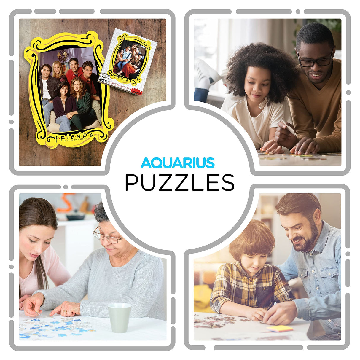 AQUARIUS Friends Apartment Puzzle (1000 Piece Jigsaw Puzzle) - Glare Free - Precision Fit - Officially Licensed Friends Merchandise & Collectibles - 20 x 28 Inches AQUARIUS