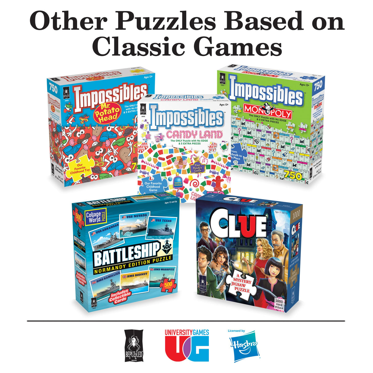 BePuzzled, Hasbro Mr. Potato Head Impossibles Puzzle, Based on The Classic Mr. Potato Head Toy, from BePuzzled, for Ages 15 and Up University Games