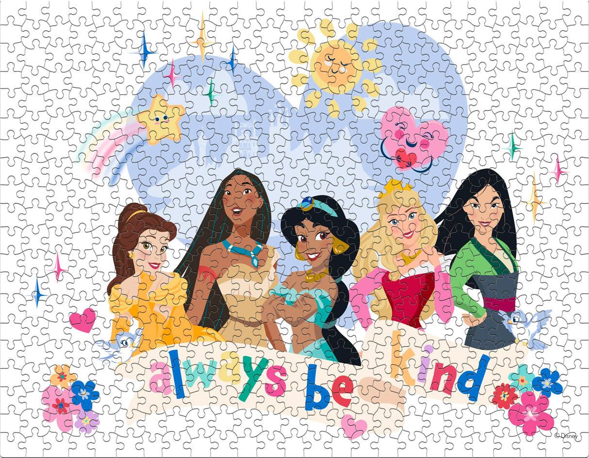 Buffalo Games - 4 X 1 Kids Multipack - Disney Princess Kids Licensed Multipack - Multi Piece Jigsaw Puzzle for Adults -Challenging Puzzle Perfect for Game Nights Buffalo Games