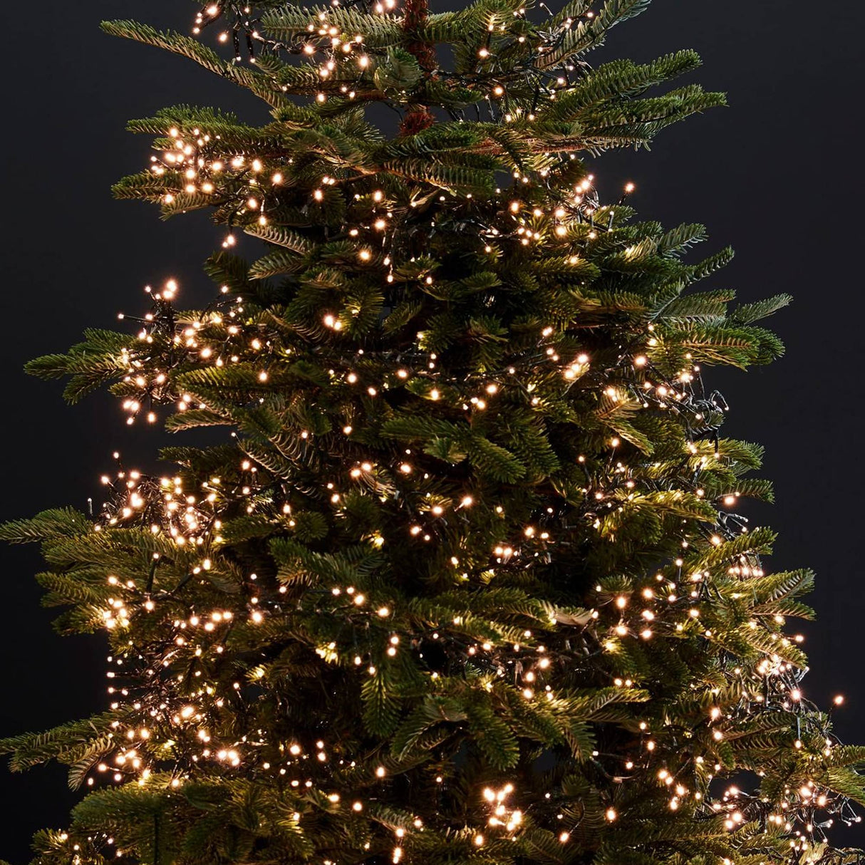 Dazzle Bright Warm White Christmas String Lights, 82ft 1000 LED Waterproof Green Wire Fairy Lights with 8 Modes, Outdoor Lights for Xmas Tree Holiday Wedding Party Christmas Decorations Dazzle Bright