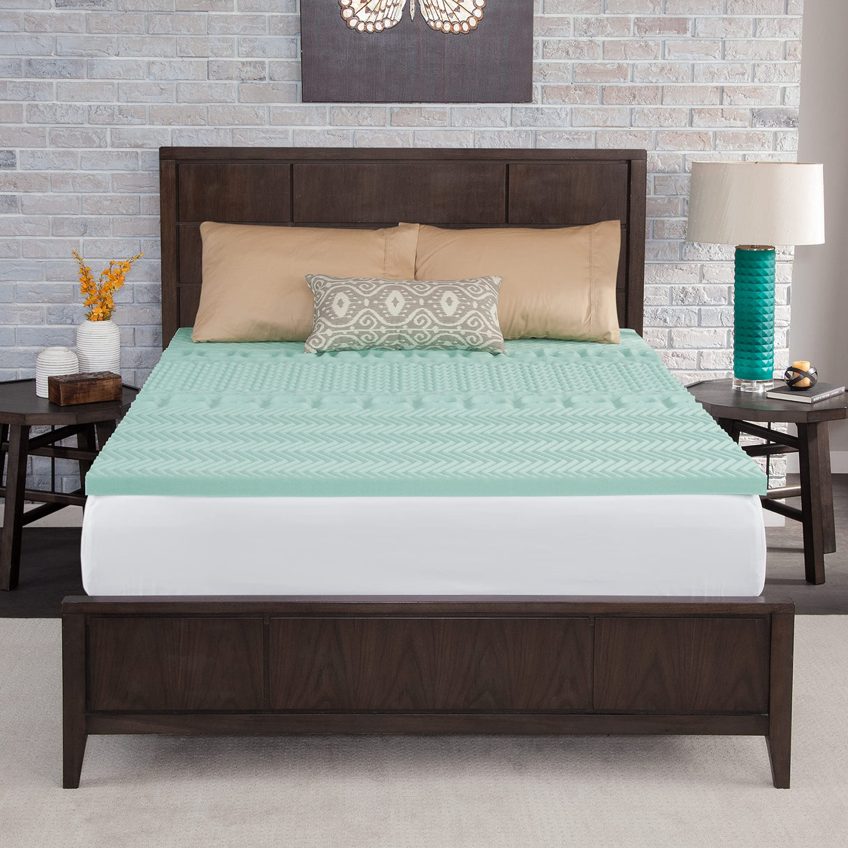Dream Serenity EcoZone 1.5" Memory Foam Mattress Topper Full Dream Serenity