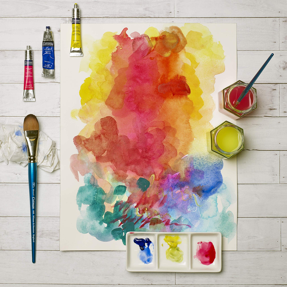 Winsor & Newton Cotman Watercolor Paint, 21ml (0.71-oz) Tube, Chinese White Winsor & Newton