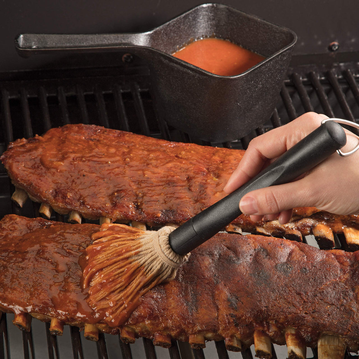 Cuisinart CBP-300 Cast Iron Basting Pot and Brush Cuisinart