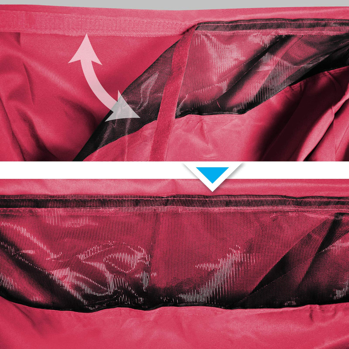 BenefitUSA Canopy ONLY 10'X10' Replacement Gazebo Canopy top Patio Pavilion Cover Sunshade plyester Double Tiers-Burgundy BenefitUSA