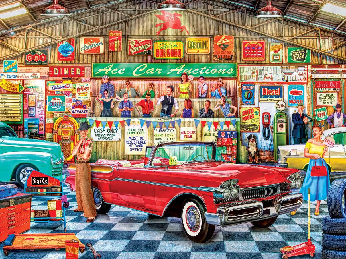 MasterPieces 750 Piece Jigsaw Puzzle for Adults, Family, Or Youth - The Auctioneer - 18"x24" Masterpieces