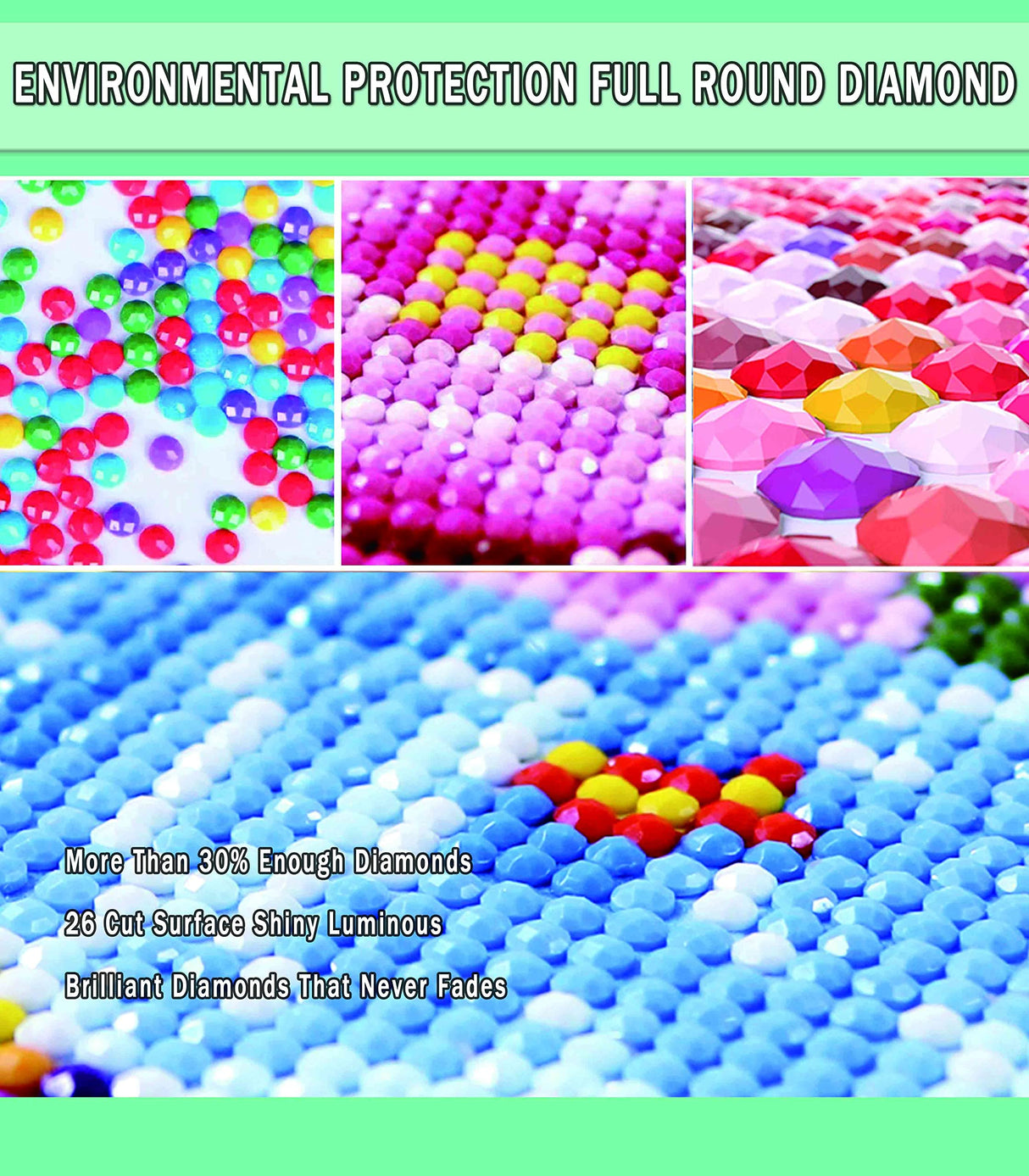 Clendo Christ Diamond Painting Kits for Adults, 5D DIY Full Drill Diamond Dots Paintings with Diamonds Gem Art and Crafts for Adults Home Wall Decor, Crucifix 12x16in Clendo