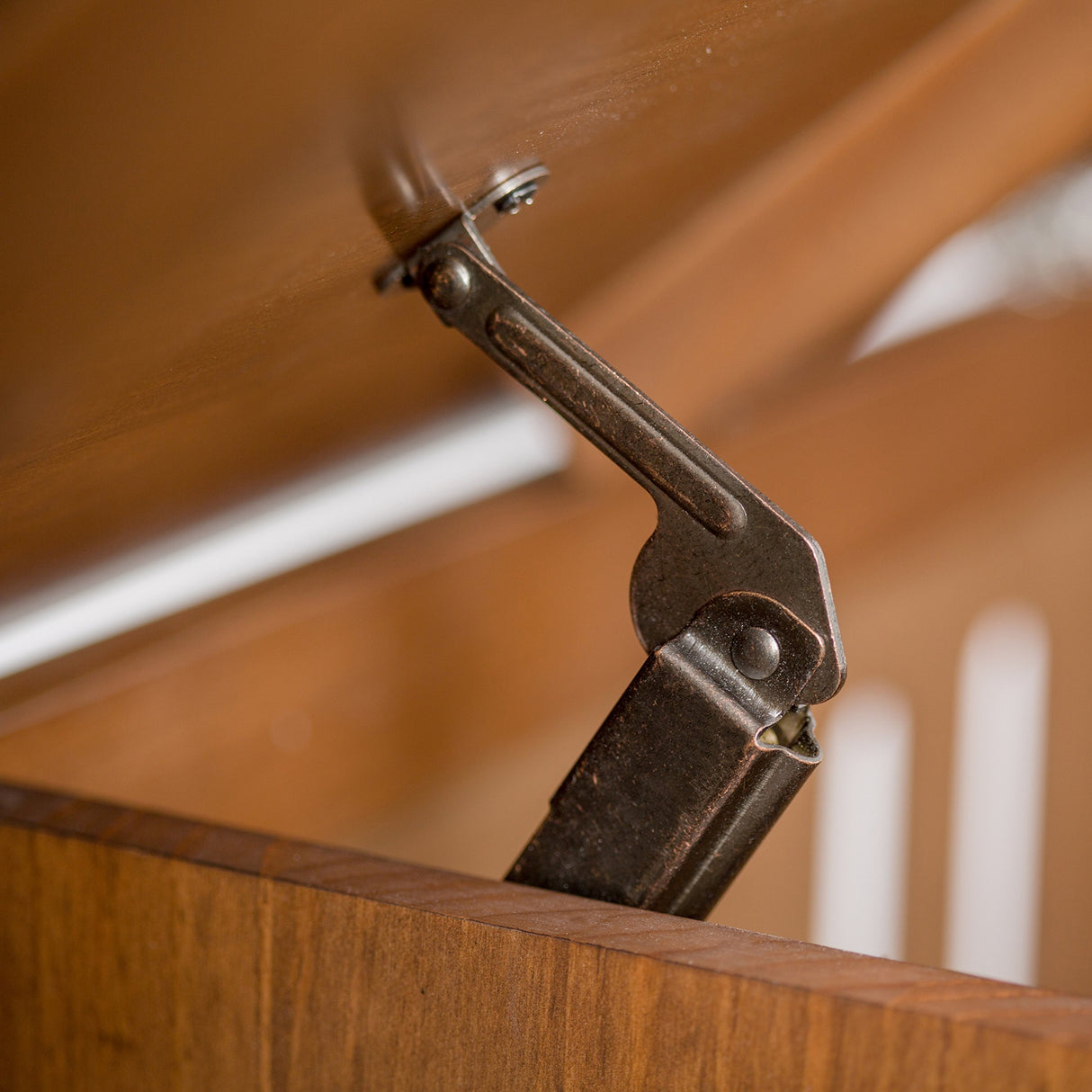 SIMPLIHOME Brooklyn Entryway Storage Bench - 48 inch Wide Solid Wood Storage Seat in Medium Saddle Brown, Contemporary Bench for Entryway or Living Room with Lift-Up Lid and Slatted Backrest SIMPLIHOME