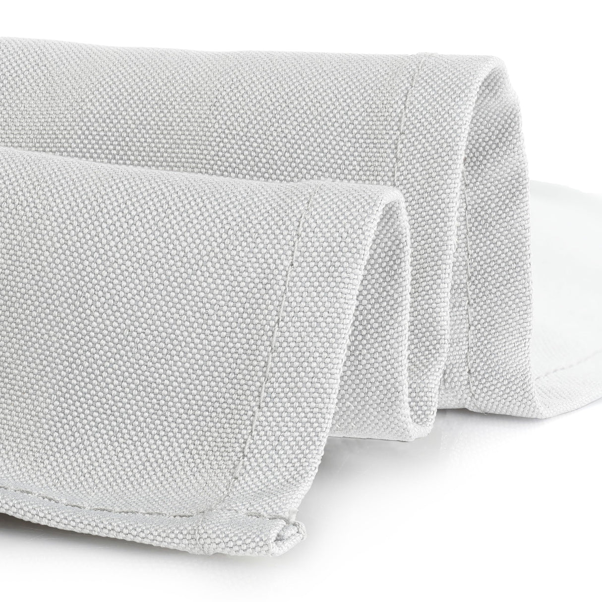 Gee Di Moda Cloth Napkins - 17 x 17 Inch White Dinner Napkins - Set of 12 Soft & Absorbent Washable Fabric Cloth Table Napkins with Hemmed Edges for Hotel Restaurant, Holiday Parties & Wedding Gee Di Moda