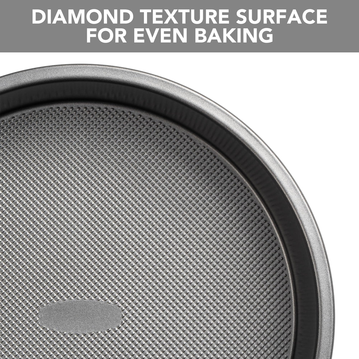 9 Inch Round Cake Pan, Nonstick Bakeware Set, Baking Pan with Diamond Texture Pattern, Set of 2 Tiawudi