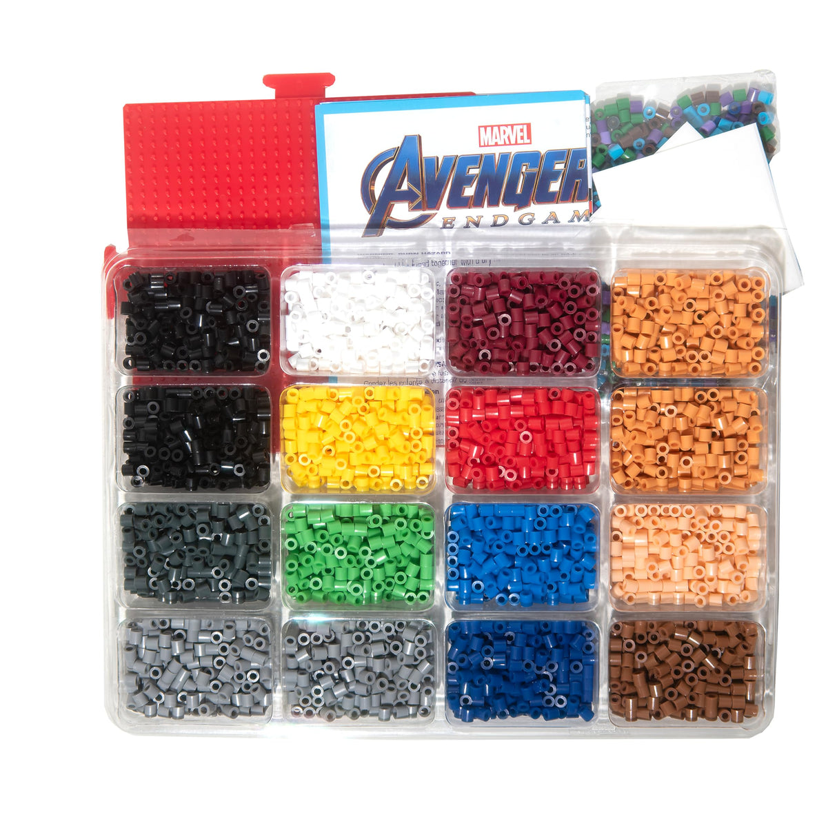 Perler PER8054346 Marvel Avengers Fuse Bead Kit, 4503pc, 10 Patterns, Multicolor, Small Perler
