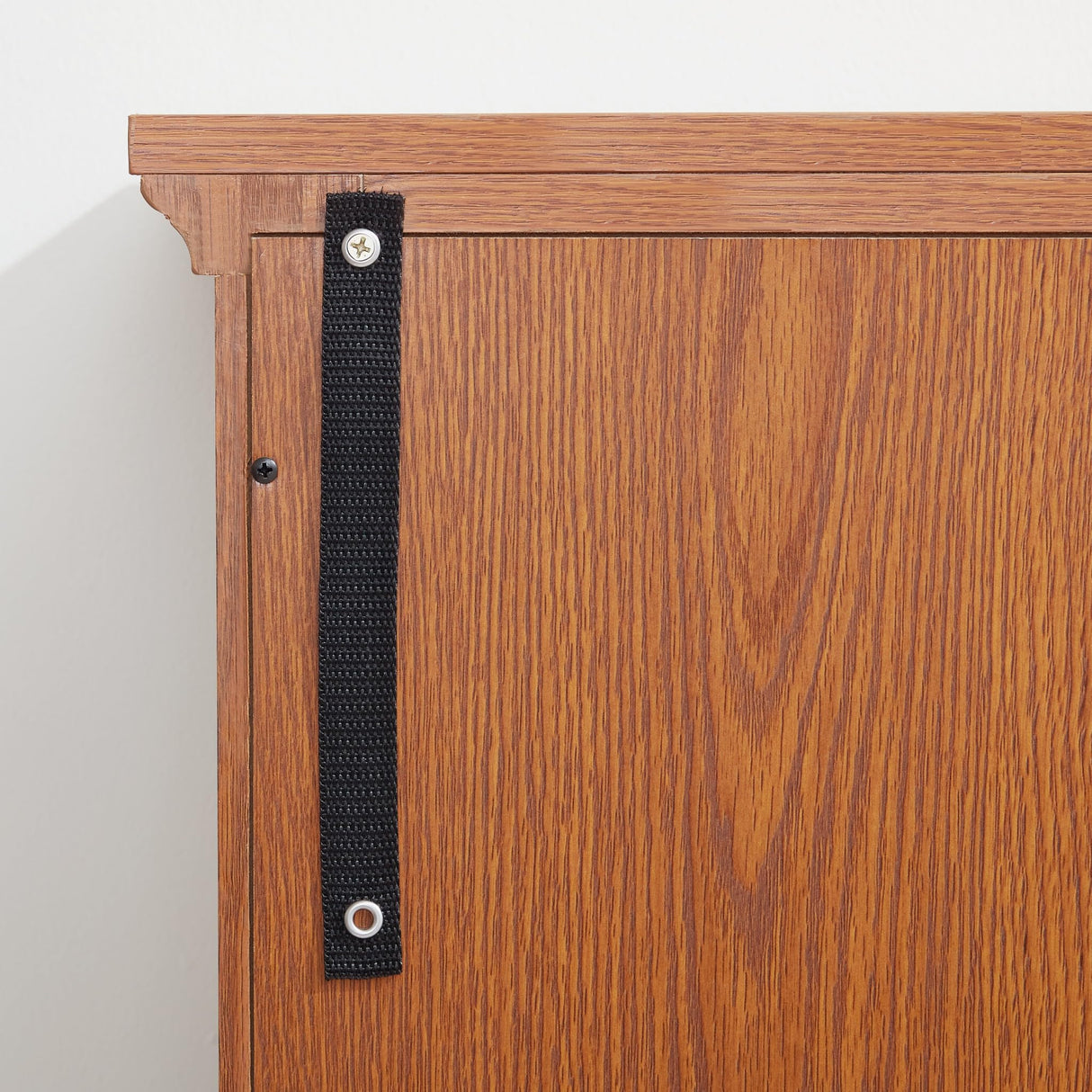 CKEASEAN 32" H LED Accent Curio Cabinet with 7 Color Lights for Collectibles, Modern Storage Cabinet with Tempered Glass Doors, Sideboard Buffet Case with Smartphone-Controlled Lights (Dark Oak) CKEASEAN